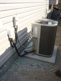 Residential Air Conditioner SD ATLAS HVAC installs and services residential air conditioners